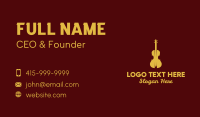 Yellow Violin Music Business Card Image Preview