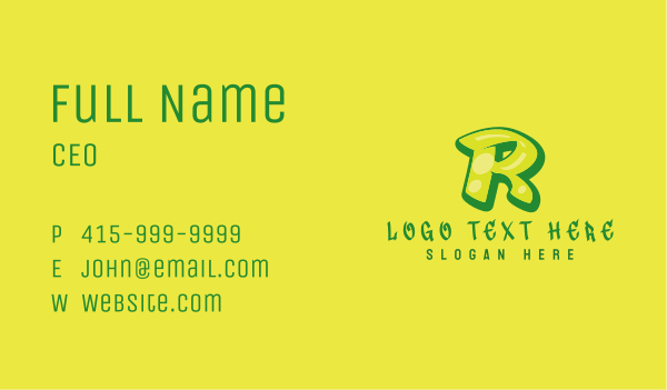 Graphic Gloss Letter R Business Card Design Image Preview