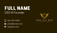 Luxury Wing Crest Business Card Image Preview