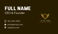 Luxury Wing Crest Business Card Image Preview