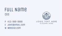 Ocean Waves Lighthouse Business Card Image Preview