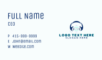 Sound Streaming Headphones  Business Card Image Preview