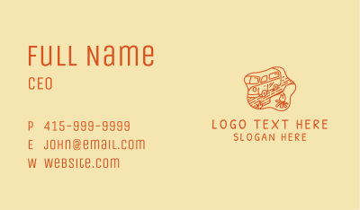 Trailer Van Camp  Business Card Image Preview