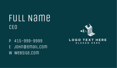 House Tiles Property Business Card Image Preview