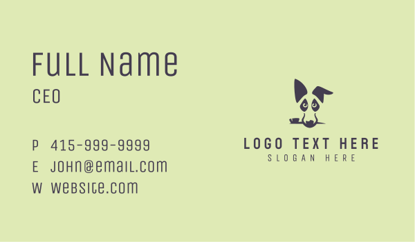 Dog Grooming Hygiene Business Card Design Image Preview