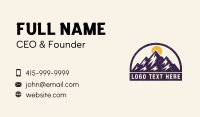 Mountain Summit Peak Business Card Image Preview