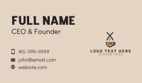 Fish Coffee Shop  Business Card Design