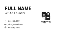 Black Construction House  Business Card Image Preview