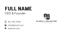 Black Construction House  Business Card Image Preview