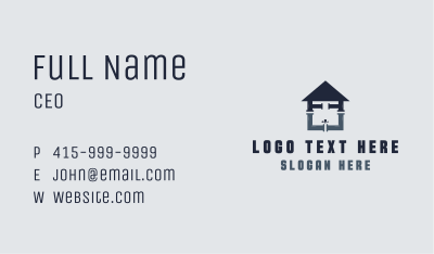 Plumbing House Pipe Business Card Image Preview