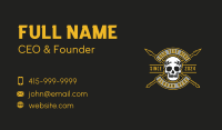 Skull Spear Hunter Business Card Preview