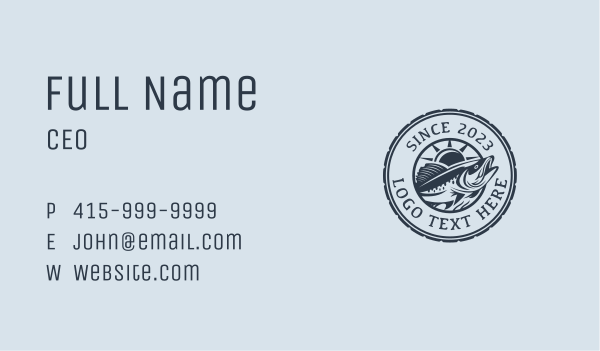 Bait and Tackle Fishery Business Card Design Image Preview