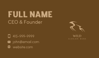 Wild Gazelle Animal Business Card Image Preview