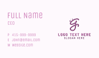 Star Letter G Business Card Design Image Preview
