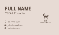 Monkey Animal Brand Business Card Image Preview