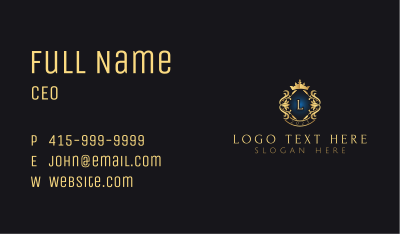 Royal Luxury Crown Business Card Image Preview