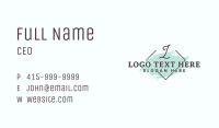 Feminine Watercolor Letter  Business Card Image Preview