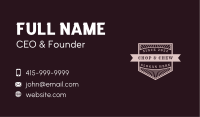 Vintage Western Brand Business Card Image Preview