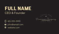 Signature Chalk Wordmark Business Card Image Preview