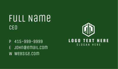 Trading Construction Company Business Card Image Preview