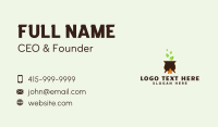 Organic Cooking Pot  Business Card Preview