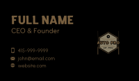 Vintage Billiard Badge Business Card Image Preview