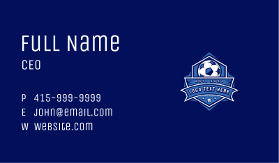 Soccer Ball Tournament Business Card Image Preview