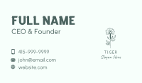 Tulip Flower Needle Business Card Image Preview