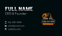 Caveman Hammer Gaming Business Card Design