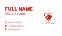 Red Lion Shield Business Card Image Preview