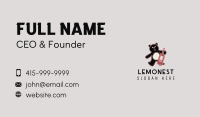 Wine Bottle Bear Business Card Image Preview