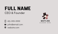 Wine Bottle Bear Business Card Image Preview