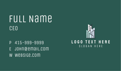 Tower Skyscraper Architect Business Card Image Preview