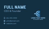 Repair Service Lettermark Business Card Preview