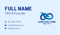 3D Infinite Loop  Business Card Image Preview