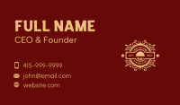 Flame Bistro Restaurant Business Card Design