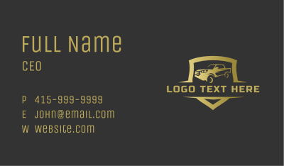 Pickup Truck Mechanic  Business Card Image Preview