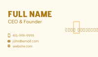 Elegant Beauty Letter Business Card Image Preview