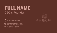 Leaf Candle Spa Business Card Image Preview