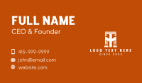 Tribal Tattoo Letter T  Business Card Preview