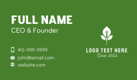 Needle Plant Acupuncture  Business Card Preview