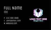 Gaming Spider Bug Glitch Business Card Image Preview