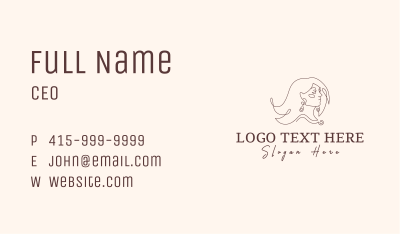 Feminine Fashion Jewelry Business Card Image Preview