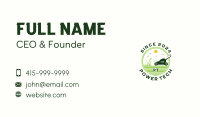 Mowing Garden Backyard Business Card Image Preview