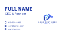 Hammer Construction Contractor Business Card Design