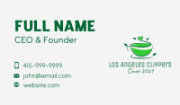 Natural Green Tea  Business Card Image Preview