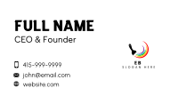 Painting Brush Rainbow Business Card Image Preview