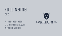 Wild Wolf Dog Business Card Image Preview