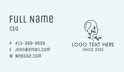 Organic Mental Health  Business Card Image Preview