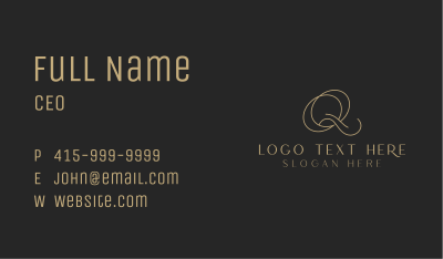 Elegant Clothing Boutique Business Card Image Preview